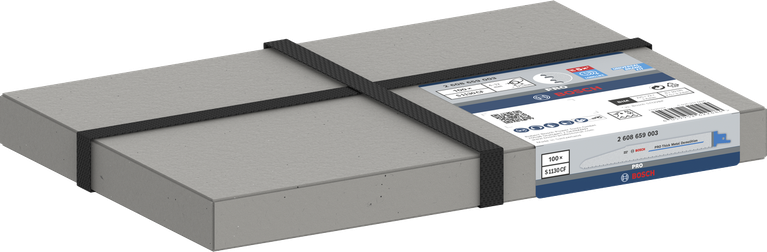 Lâminas Bosch PRO Thick Metal S1130CF, pacote com 100 unidades.